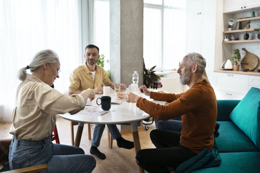 seniors en maison de retraite 